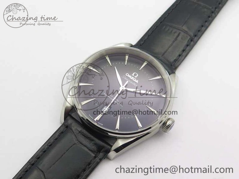 Seamaster Edizione Venezia SS Best Edition Black Dial On Leather Strap A8800