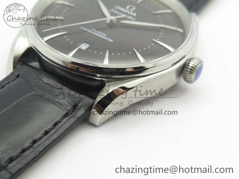 Seamaster Edizione Venezia SS Best Edition Black Dial On Leather Strap A8800