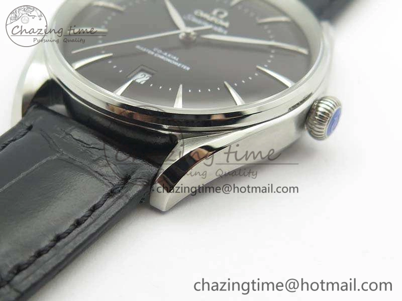 Seamaster Edizione Venezia SS Best Edition Black Dial On Leather Strap A8800