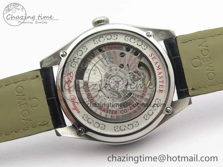Seamaster Edizione Venezia SS Best Edition Blue Dial On Leather Strap A8800