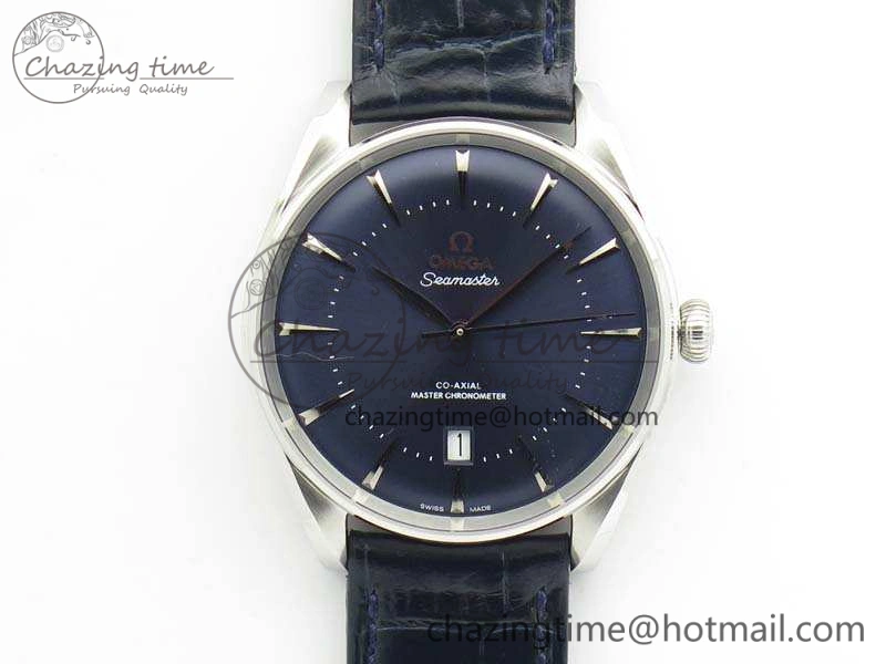 Seamaster Edizione Venezia SS Best Edition Blue Dial On Leather Strap A8800