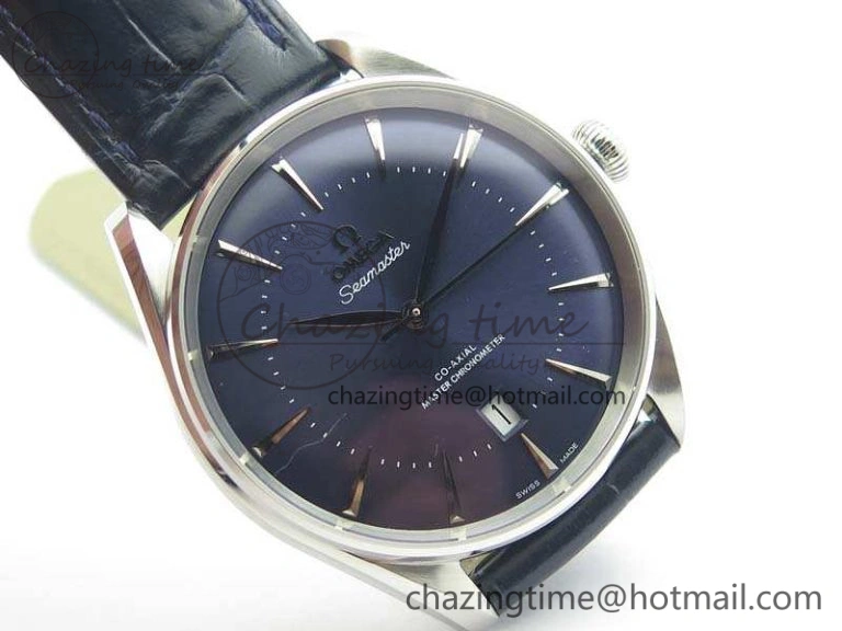 Seamaster Edizione Venezia SS Best Edition Blue Dial On Leather Strap A8800