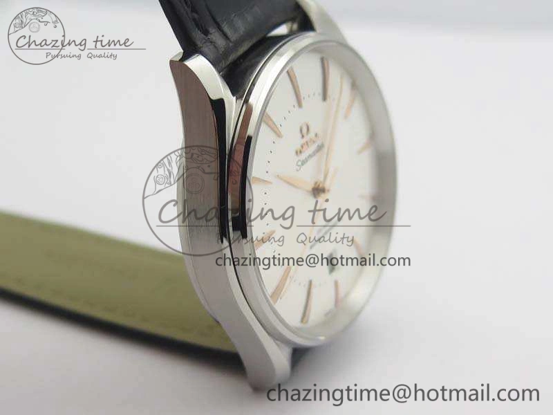 Seamaster Edizione Venezia SS Best Edition White Dial On Leather Strap A8800