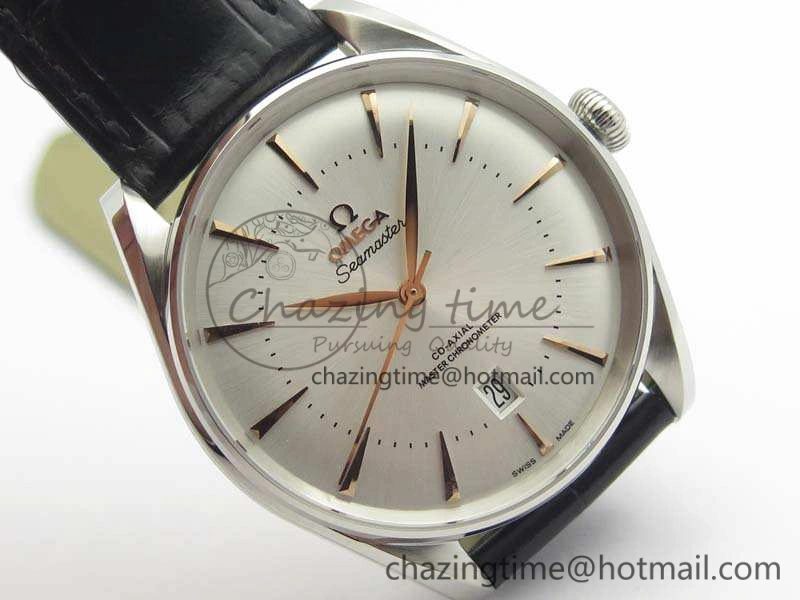 Seamaster Edizione Venezia SS Best Edition White Dial On Leather Strap A8800