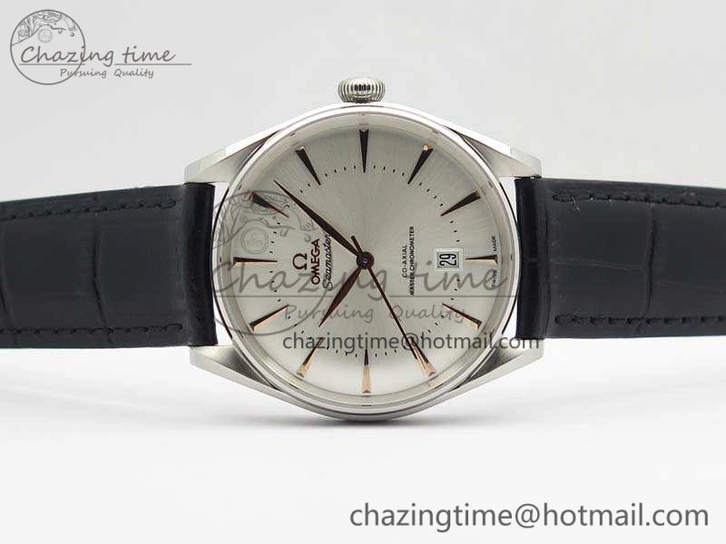 Seamaster Edizione Venezia SS Best Edition White Dial On Leather Strap A8800