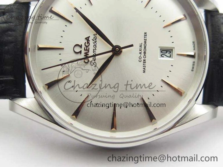 Seamaster Edizione Venezia SS Best Edition White Dial On Leather Strap A8800