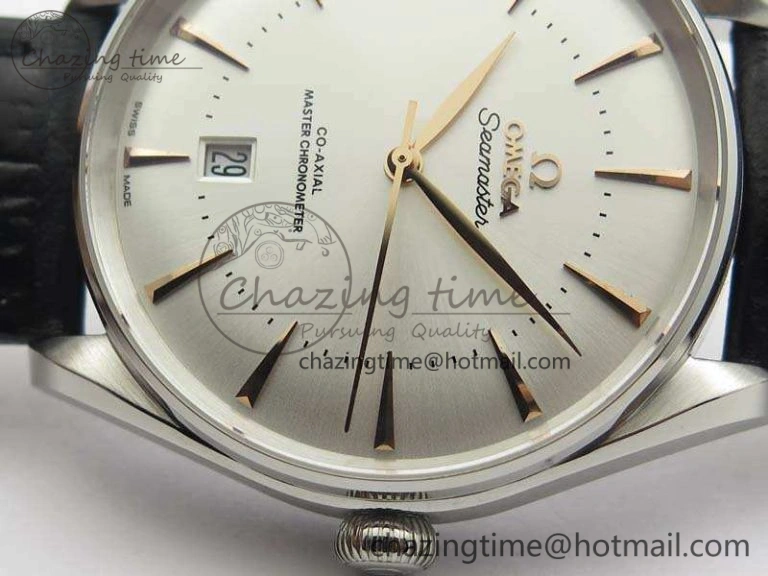 Seamaster Edizione Venezia SS Best Edition White Dial On Leather Strap A8800