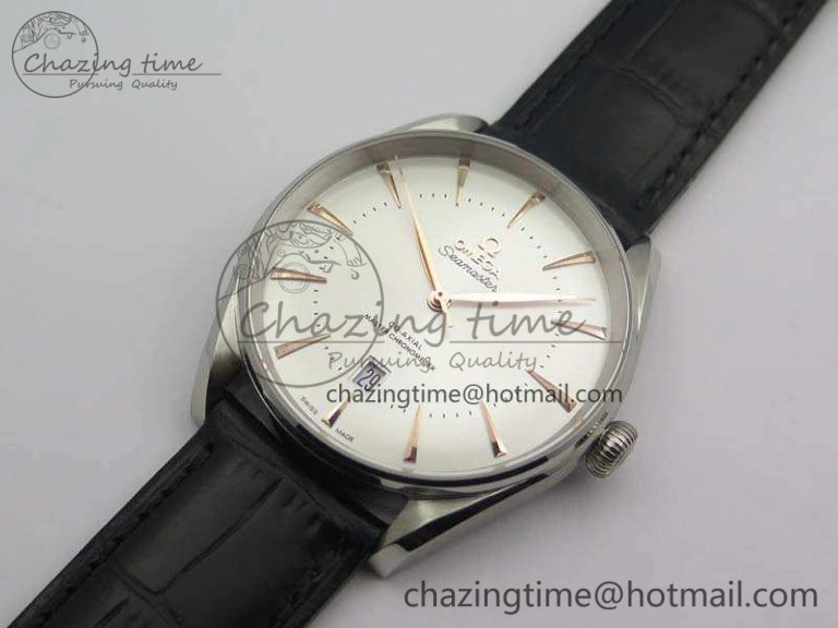 Seamaster Edizione Venezia SS Best Edition White Dial On Leather Strap A8800