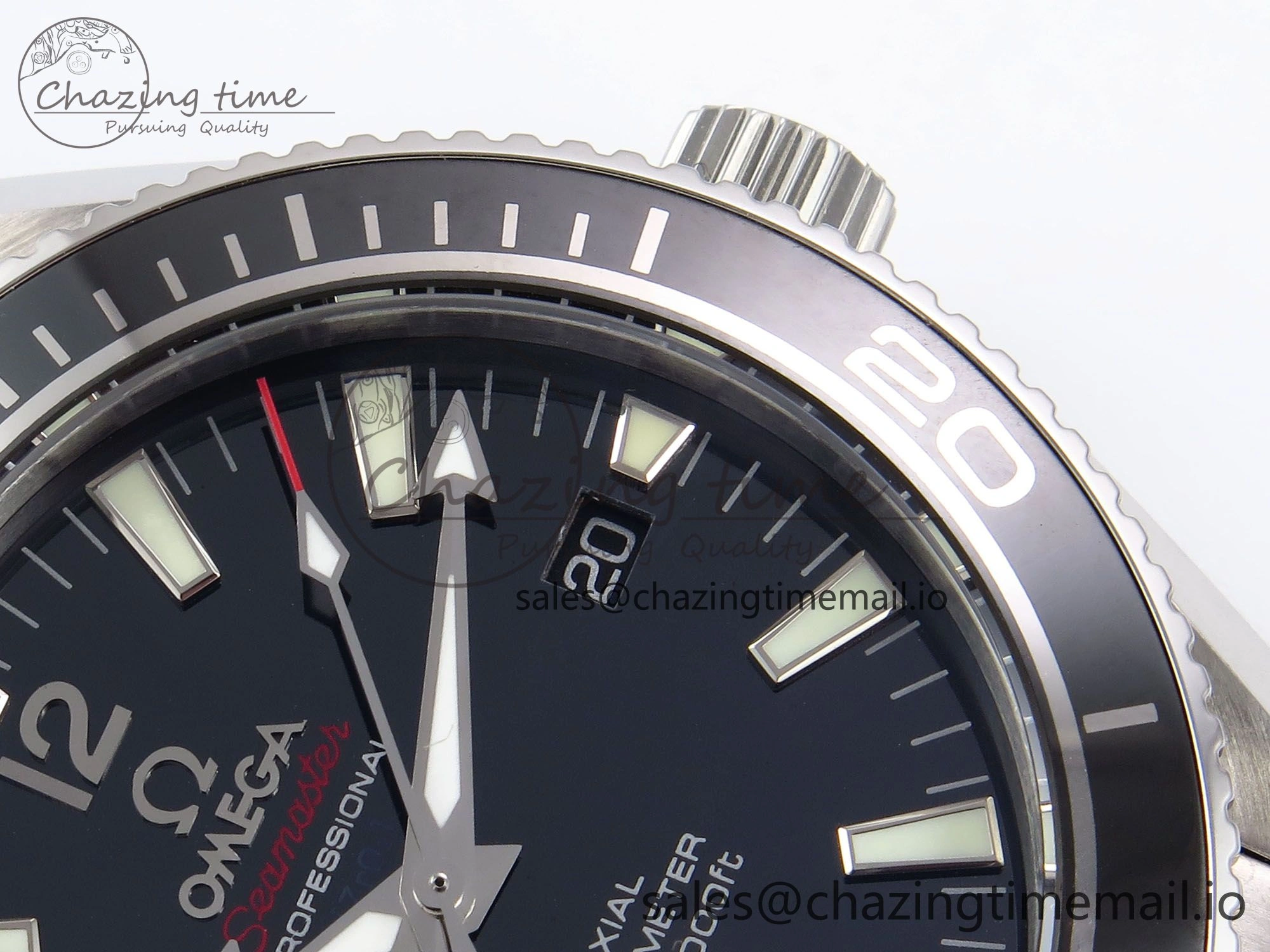 Seamaster “LMPO” OMF 1:1 Best Edition Black Dial on SS Bracelet A2500
