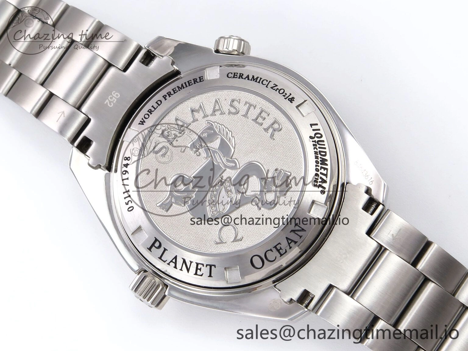 Seamaster “LMPO” OMF 1:1 Best Edition Black Dial on SS Bracelet A2500