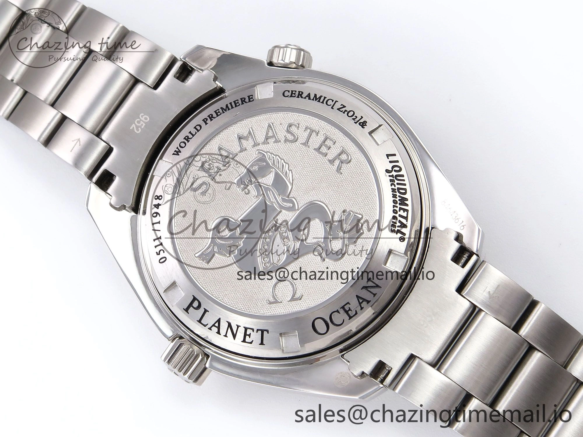 Seamaster “LMPO” OMF 1:1 Best Edition Black Dial on SS Bracelet A2500
