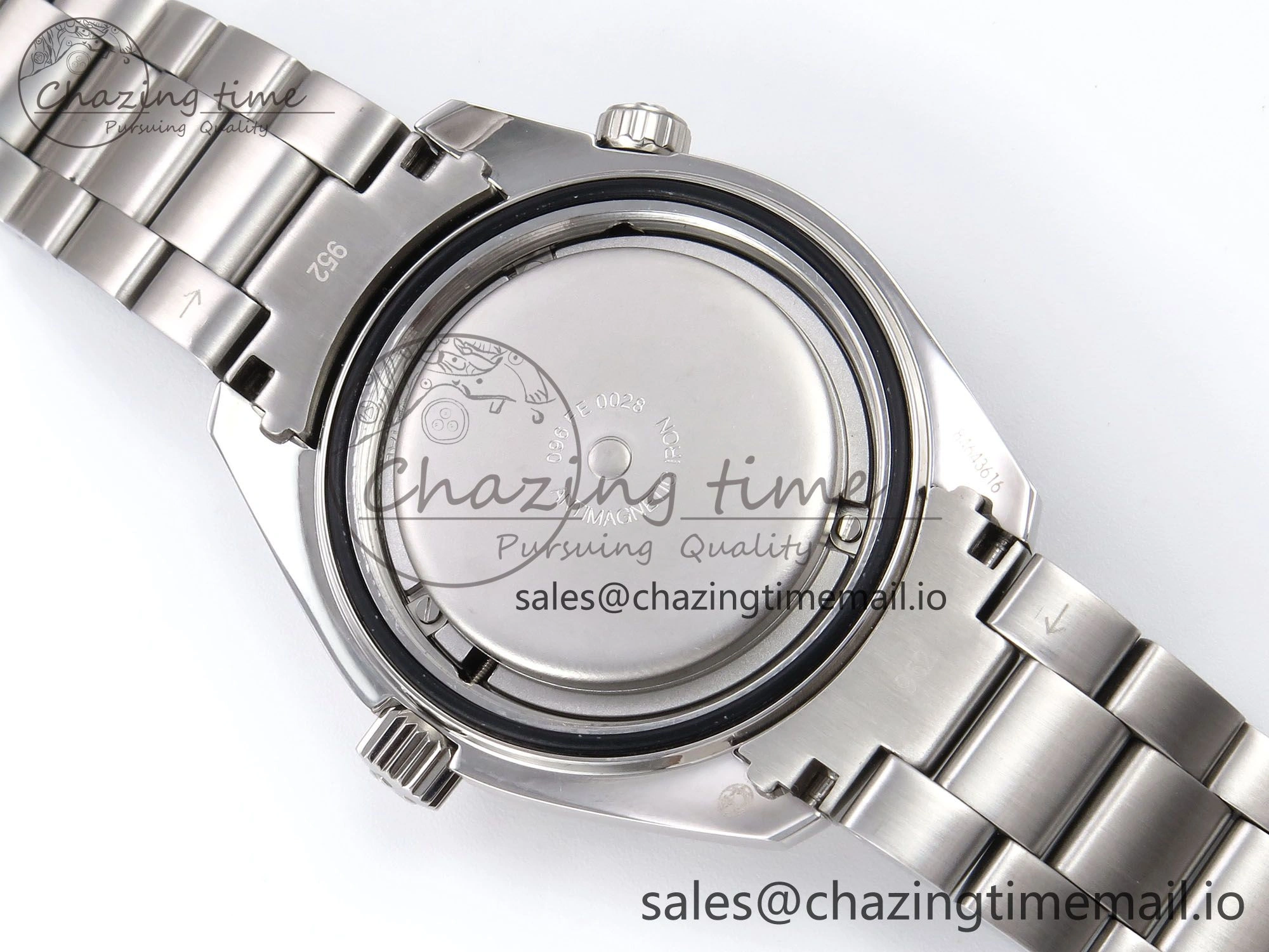Seamaster “LMPO” OMF 1:1 Best Edition Black Dial on SS Bracelet A2500