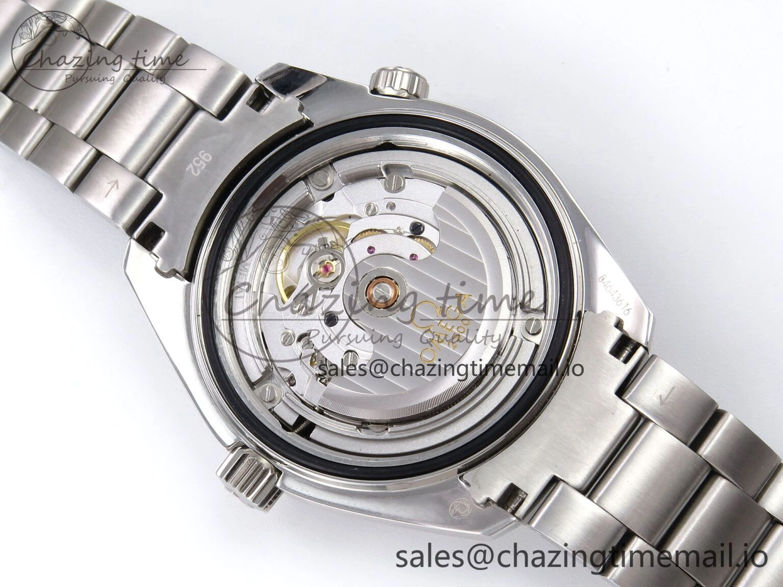 Seamaster “LMPO” OMF 1:1 Best Edition Black Dial on SS Bracelet A2500