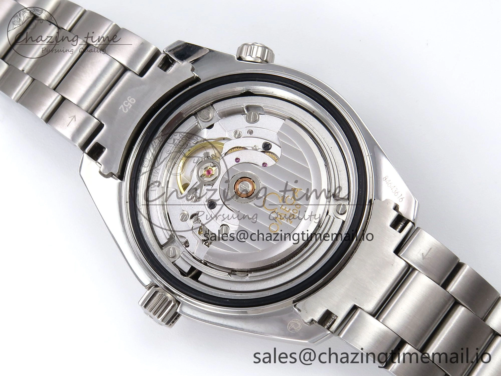 Seamaster “LMPO” OMF 1:1 Best Edition Black Dial on SS Bracelet A2500