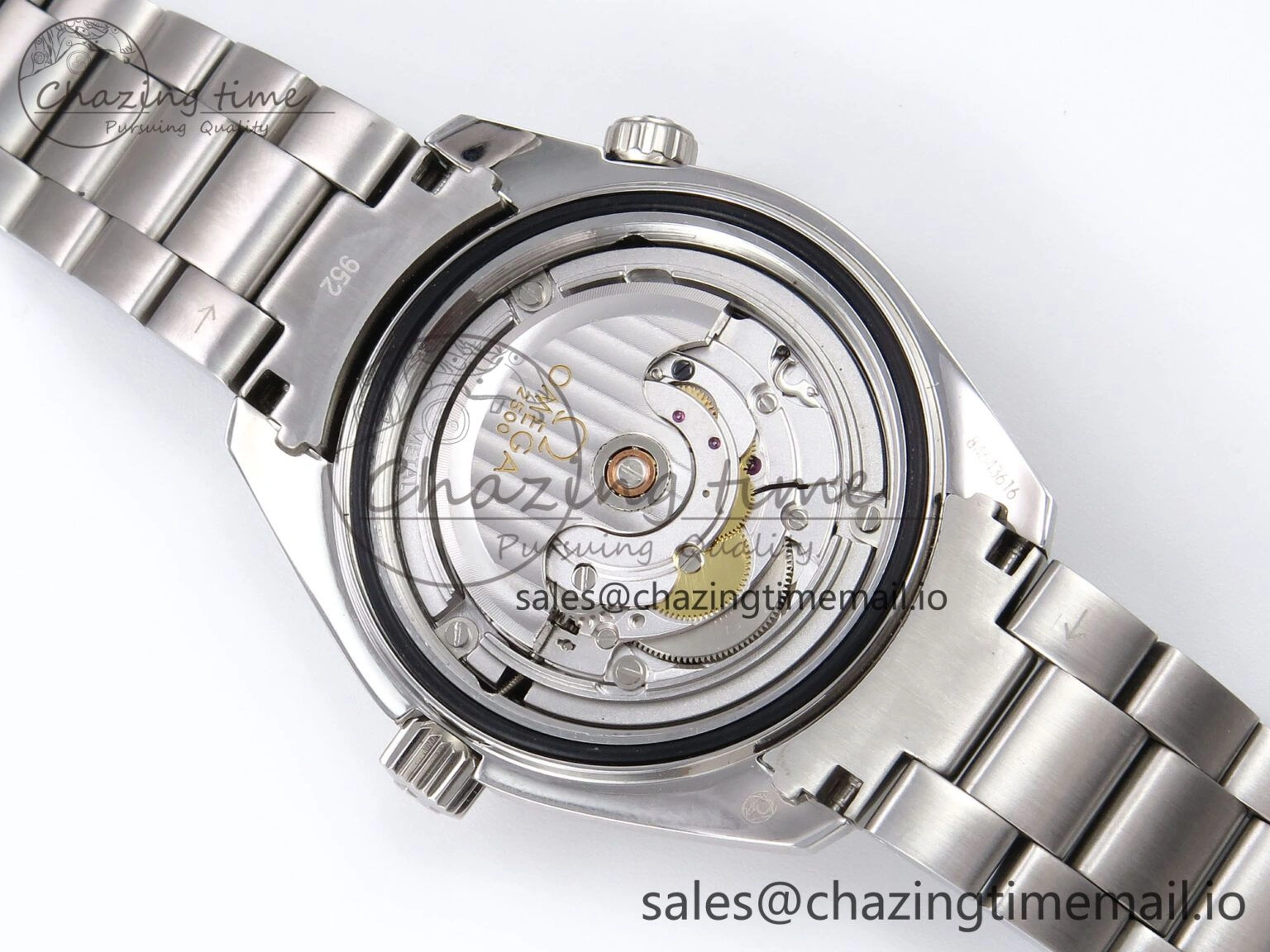Seamaster “LMPO” OMF 1:1 Best Edition Black Dial on SS Bracelet A2500