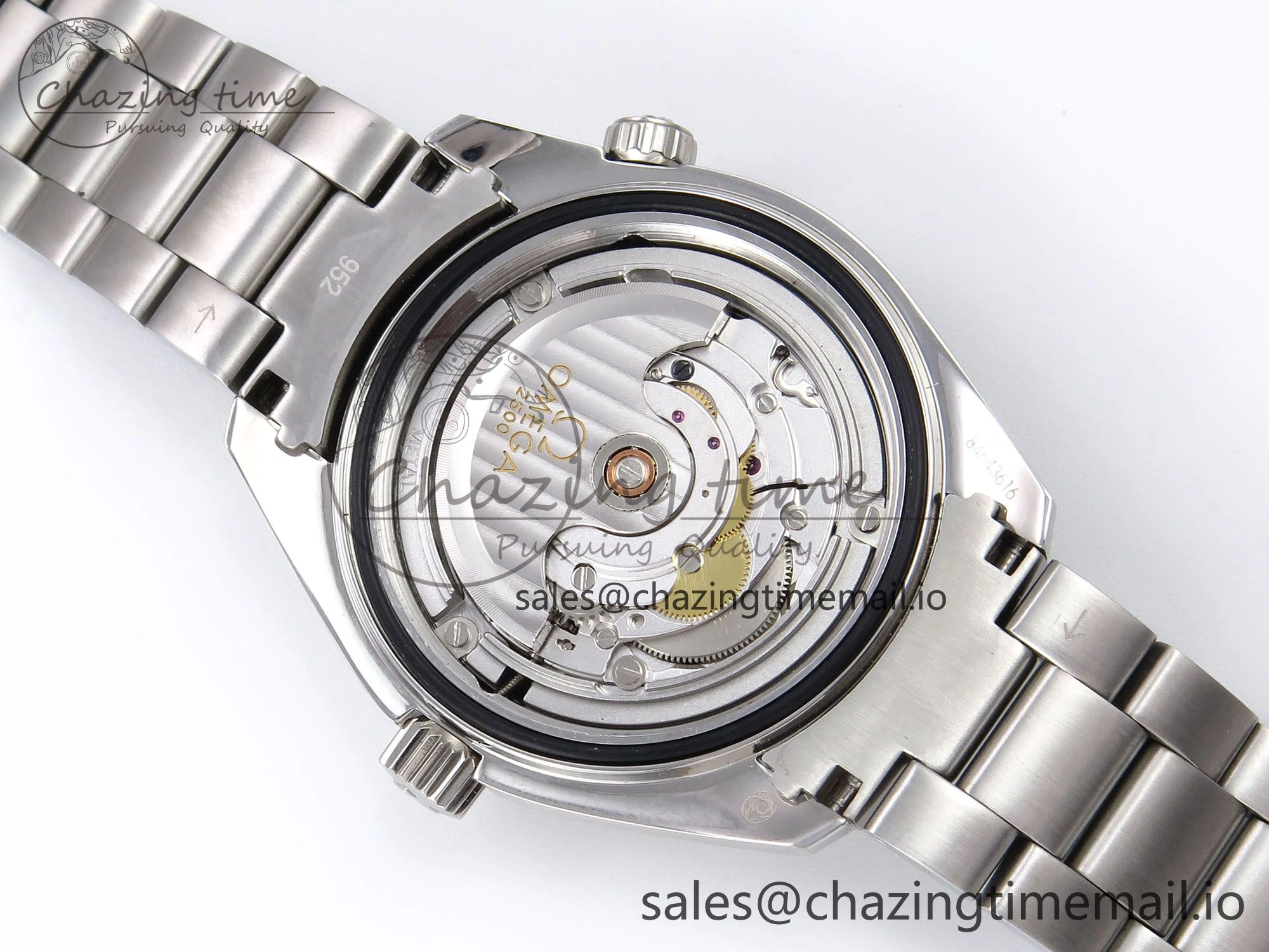 Seamaster “LMPO” OMF 1:1 Best Edition Black Dial on SS Bracelet A2500