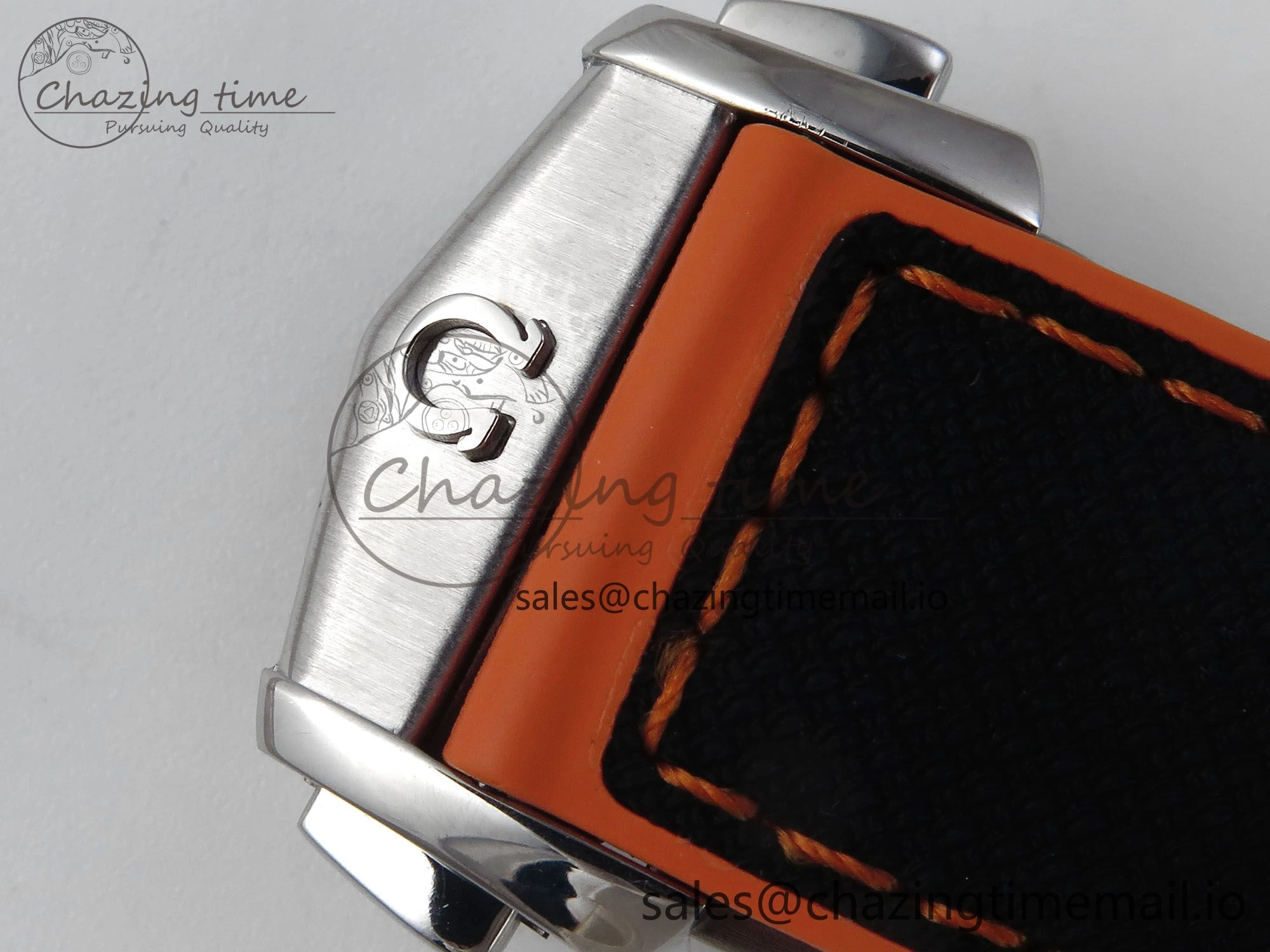 Seamaster Planet Ocean 600M 43.5mm SS SCF 1:1 Best Edition Black orange Bezel Black Dial on Black Rubber Strap A8900 Super Clone