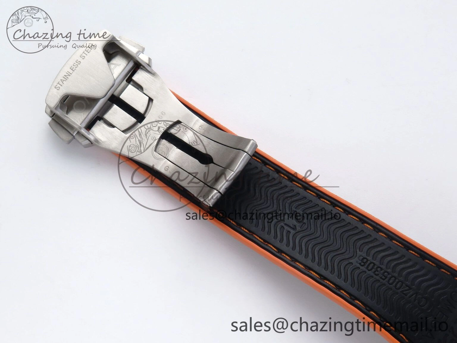 Seamaster Planet Ocean 600M 43.5mm SS SCF 1:1 Best Edition Black orange Bezel Black Dial on Black Rubber Strap A8900 Super Clone