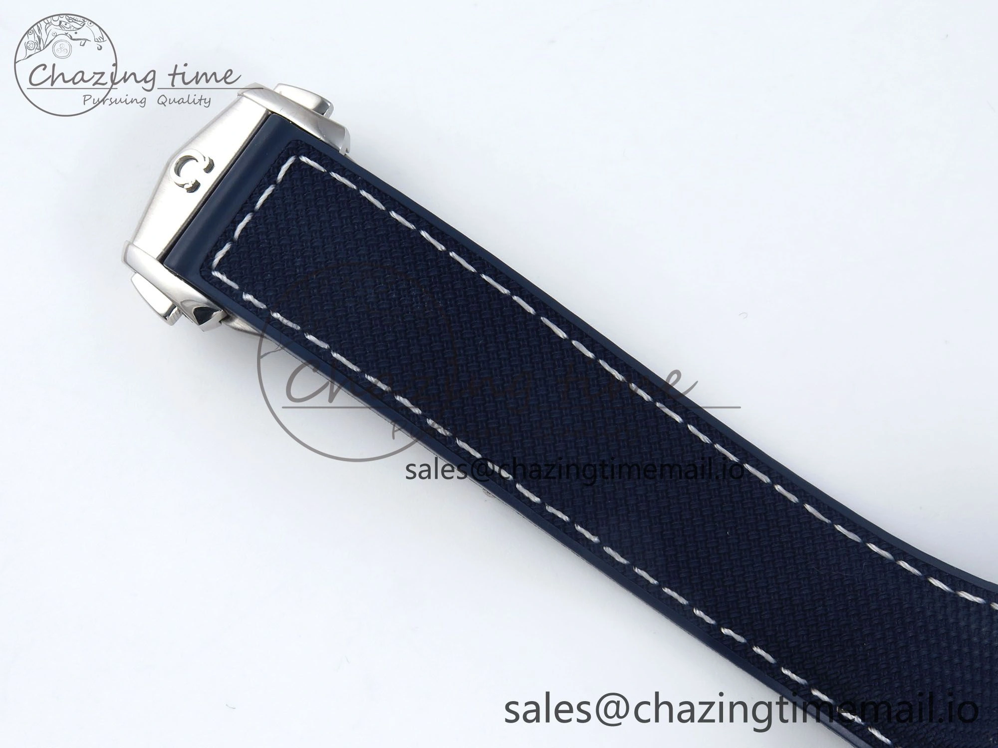 Seamaster Planet Ocean 600M 43.5mm SS SCF 1:1 Best Edition Blue Bezel Blue Dial on Blue Rubber Strap A8900 Super Clone