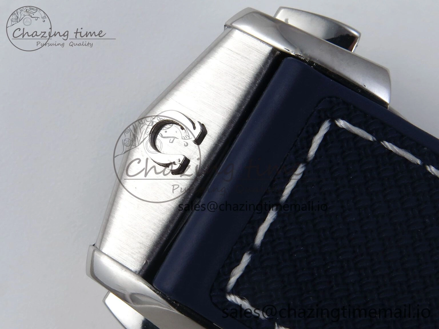 Seamaster Planet Ocean 600M 43.5mm SS SCF 1:1 Best Edition Blue Bezel Blue Dial on Blue Rubber Strap A8900 Super Clone