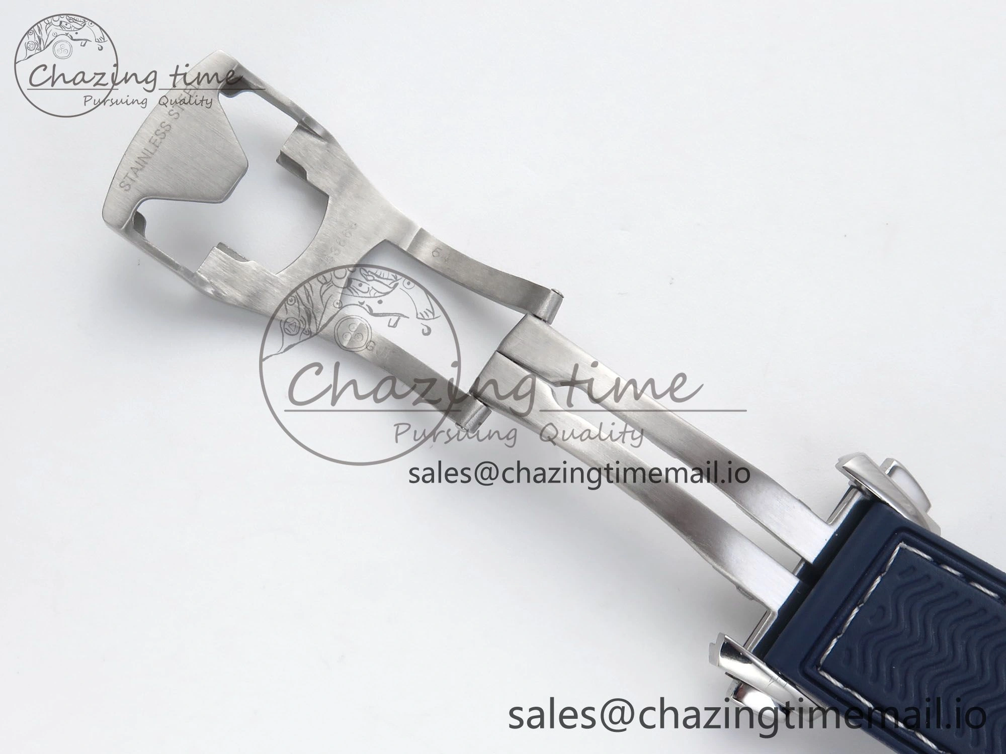 Seamaster Planet Ocean 600M 43.5mm SS SCF 1:1 Best Edition Blue Bezel Blue Dial on Blue Rubber Strap A8900 Super Clone