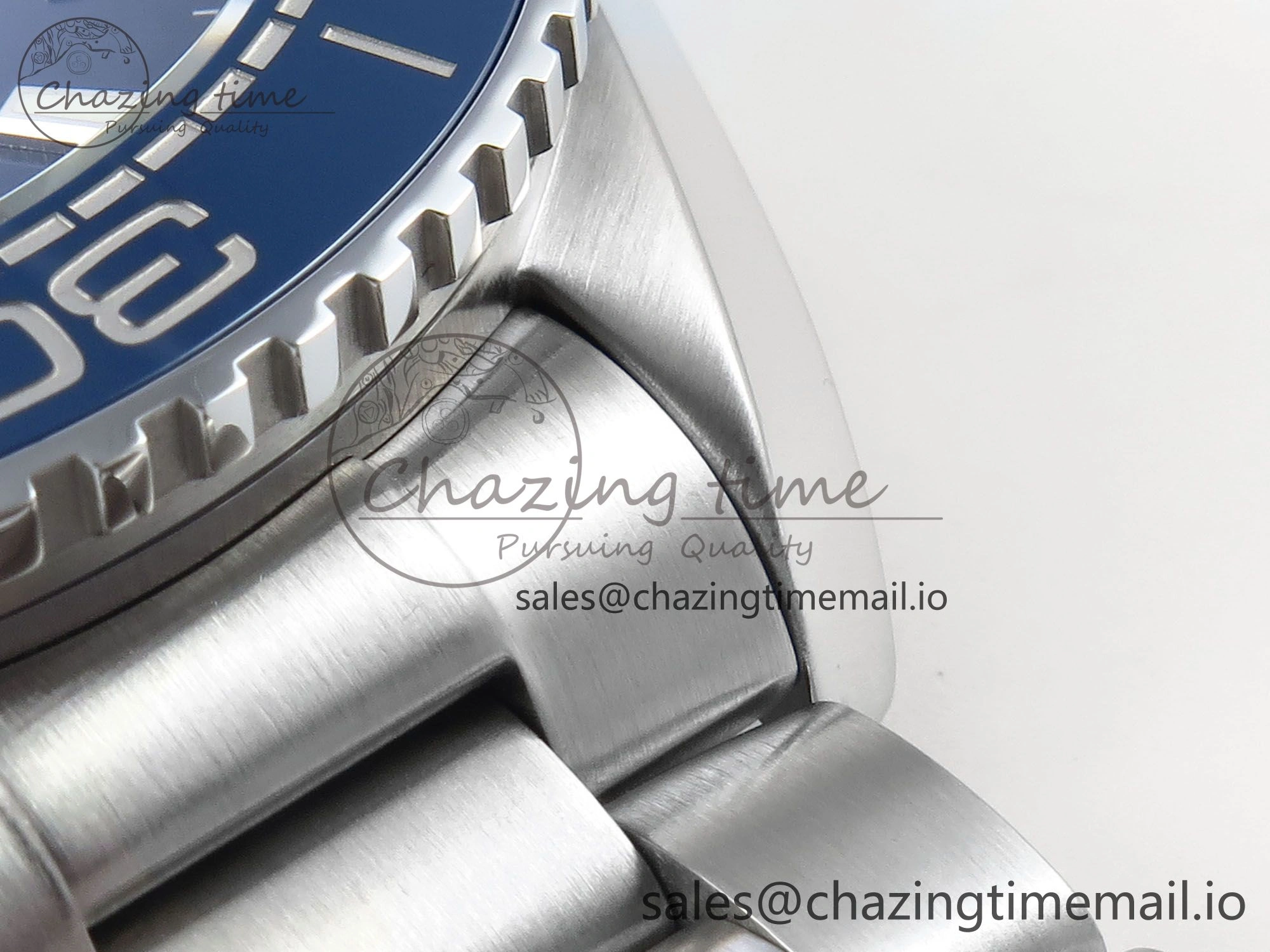 Seamaster Planet Ocean 600M 43.5mm SS SCF 1:1 Best Edition Blue Dial on SS Bracelet A8900 Super Clone
