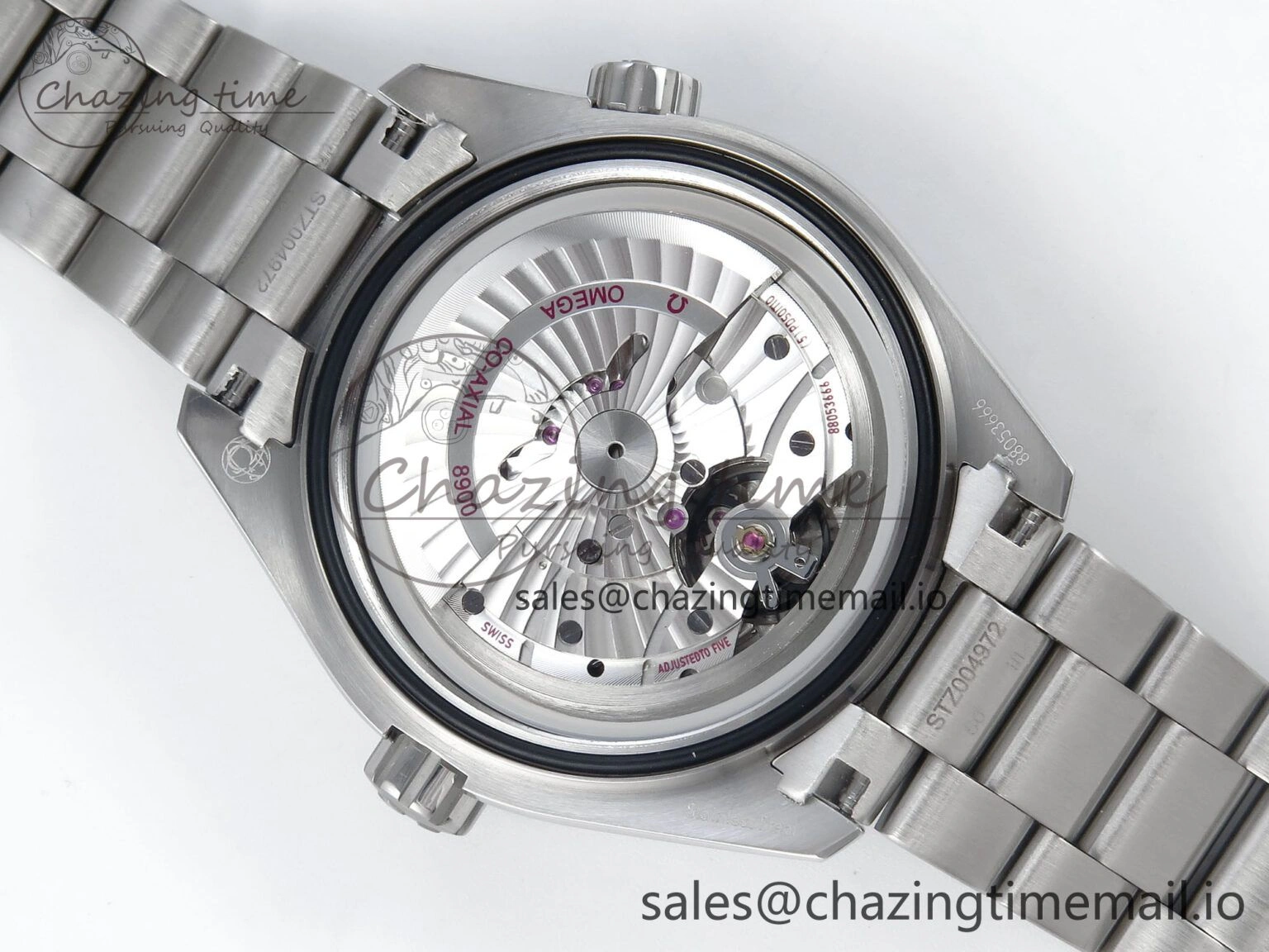 Seamaster Planet Ocean 600M 43.5mm SS SCF 1:1 Best Edition Blue Dial on SS Bracelet A8900 Super Clone