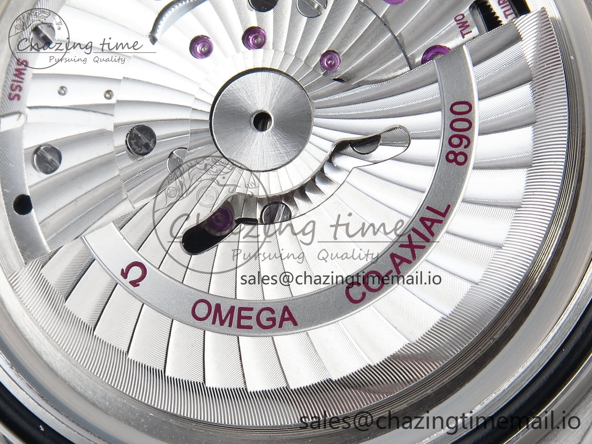 Seamaster Planet Ocean 600M 43.5mm SS SCF 1:1 Best Edition Blue Dial on SS Bracelet A8900 Super Clone