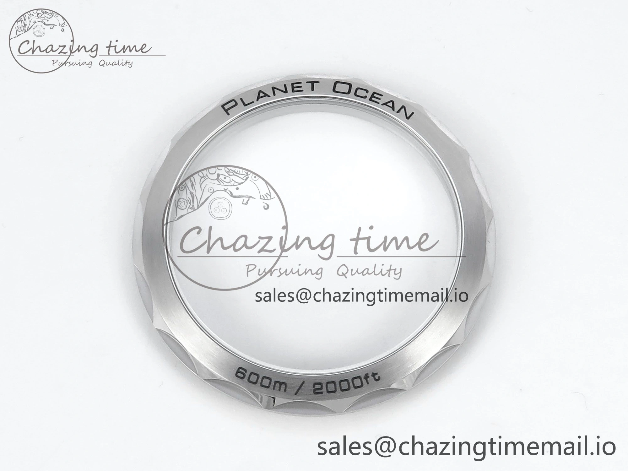 Seamaster Planet Ocean 600M 43.5mm SS SCF 1:1 Best Edition Blue Dial on SS Bracelet A8900 Super Clone