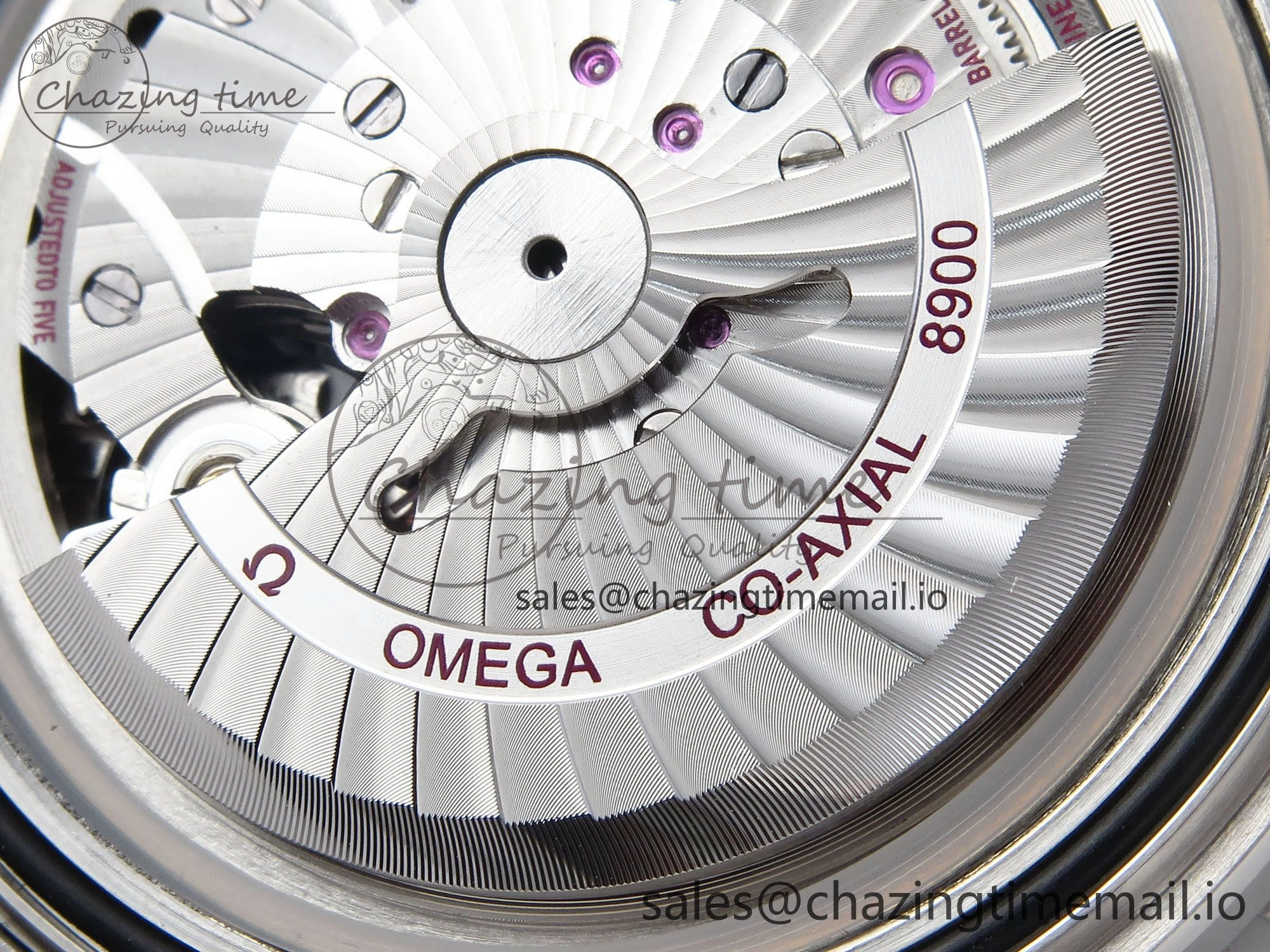 Seamaster Planet Ocean 600M 43.5mm SS SCF 1:1 Best Edition Green Bezel Gray Dial on SS Bracelet A8900 Super Clone
