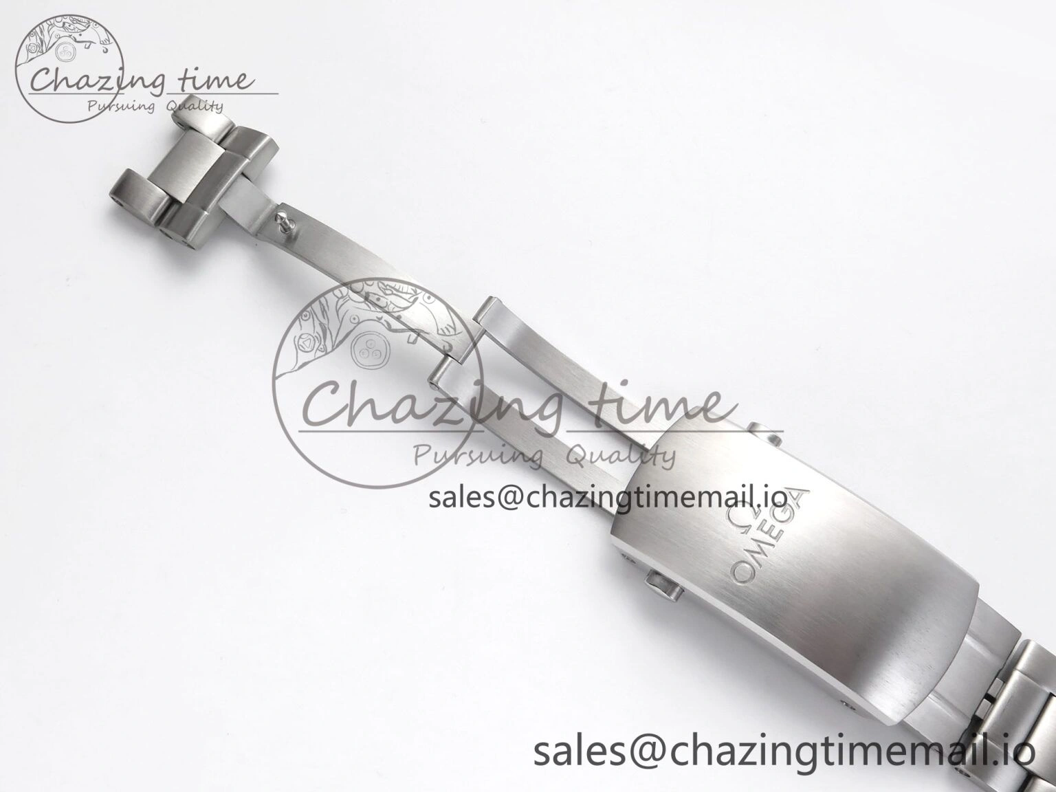 Seamaster Planet Ocean 600M 43.5mm SS SCF 1:1 Best Edition Green Bezel Gray Dial on SS Bracelet A8900 Super Clone
