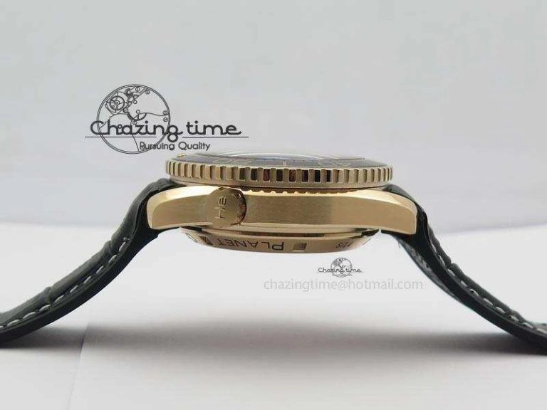 Seamaster Professional Chrono RG Black Ceramic Black Dial On Black Gummy Strap A9300