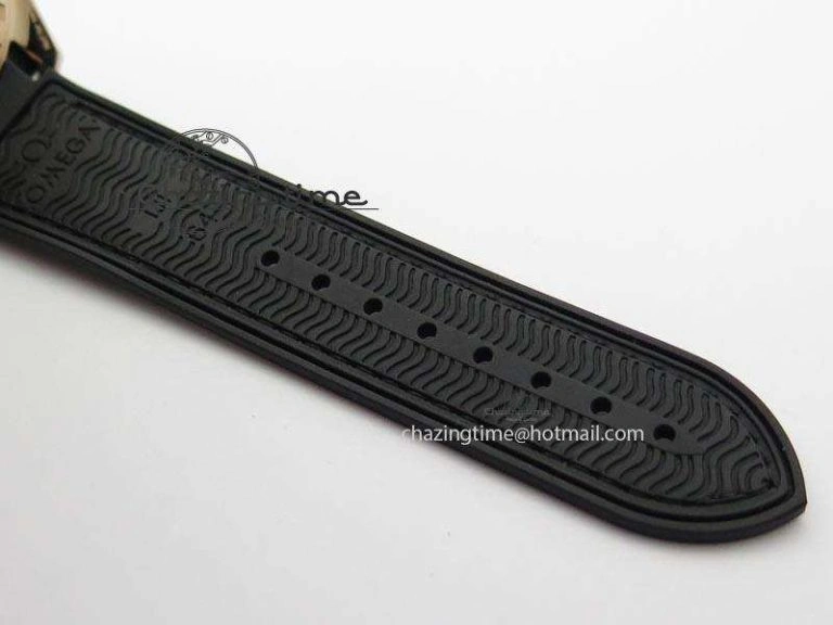 Seamaster Professional Chrono RG Black Ceramic Black Dial On Black Gummy Strap A9300