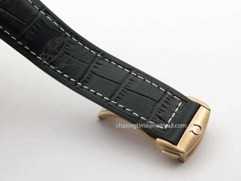 Seamaster Professional Chrono RG Black Ceramic Black Dial On Black Gummy Strap A9300