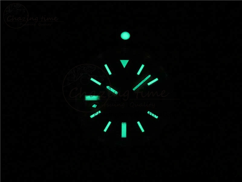 Seawolf 45mm SS B50 1:1 Best Edition SuperLumed Black Dial Sticks Markers on SS Bracelet A2824(Super Thick Crystal)