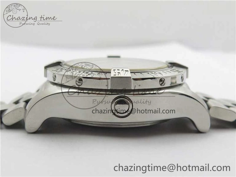 Seawolf 45mm SS B50 1:1 Best Edition SuperLumed Yellow Dial Numeral Markers on SS Bracelet A2824(Super Thick Crystal)
