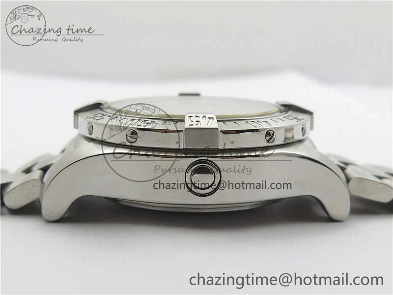 Seawolf 45mm SS B50 1:1 Best Edition SuperLumed Yellow Dial Numeral Markers on SS Bracelet A2824(Super Thick Crystal)