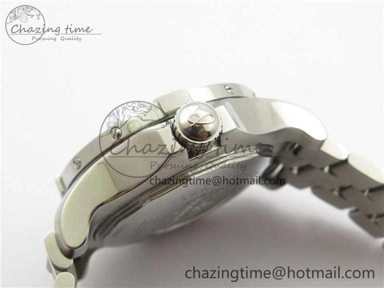 Seawolf 45mm SS B50 1:1 Best Edition SuperLumed Yellow Dial Numeral Markers on SS Bracelet A2824(Super Thick Crystal)