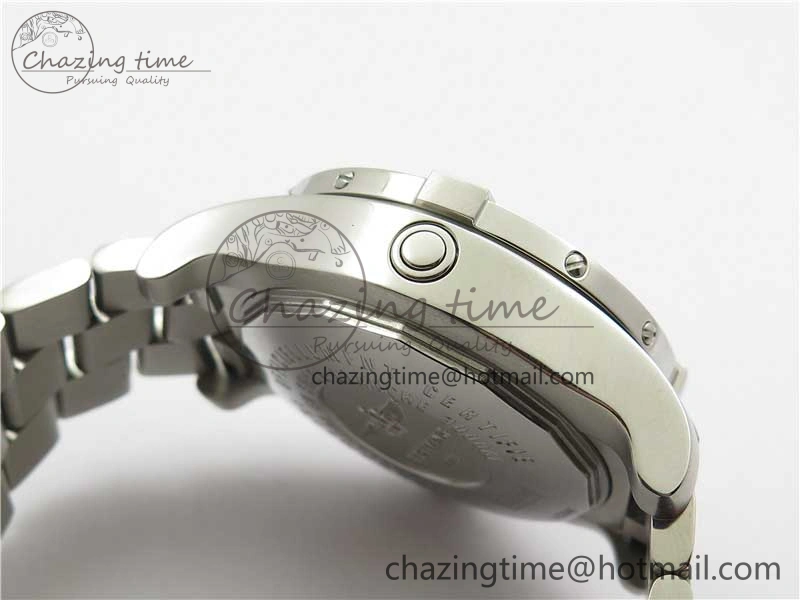 Seawolf 45mm SS B50 1:1 Best Edition SuperLumed Yellow Dial Numeral Markers on SS Bracelet A2824(Super Thick Crystal)
