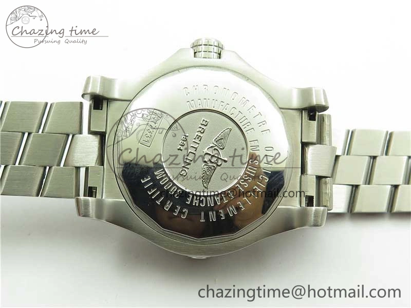Seawolf 45mm SS B50 1:1 Best Edition SuperLumed Yellow Dial Numeral Markers on SS Bracelet A2824(Super Thick Crystal)