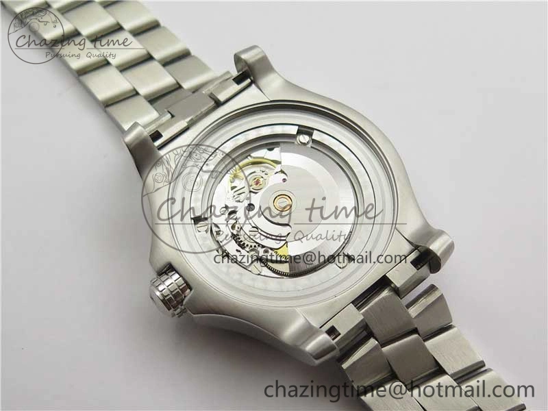 Seawolf 45mm SS B50 1:1 Best Edition SuperLumed Yellow Dial Numeral Markers on SS Bracelet A2824(Super Thick Crystal)