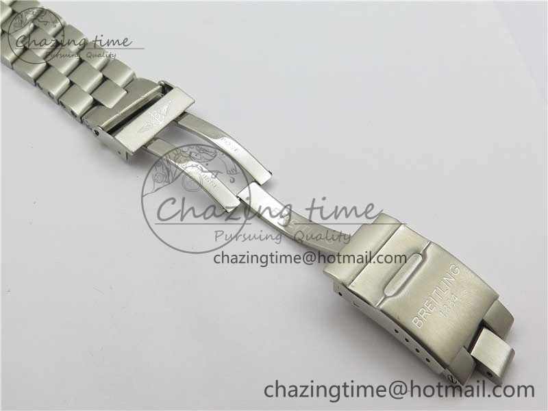 Seawolf 45mm SS B50 1:1 Best Edition SuperLumed Yellow Dial Numeral Markers on SS Bracelet A2824(Super Thick Crystal)