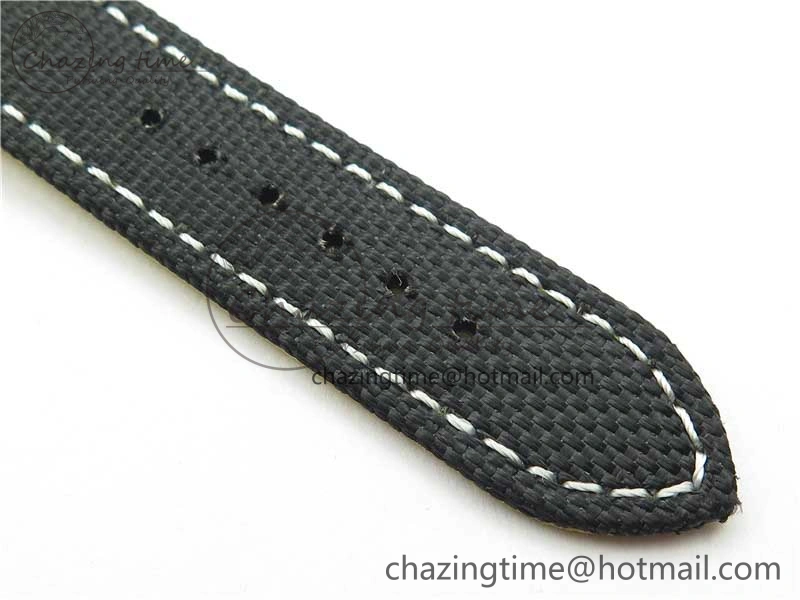 Seawolf 45mm SS B50 1:1 BestEdition SuperLumed Yellow Dial Black Sticks Markers on Black Nylon Strap A2824(SuperThick Crystal)