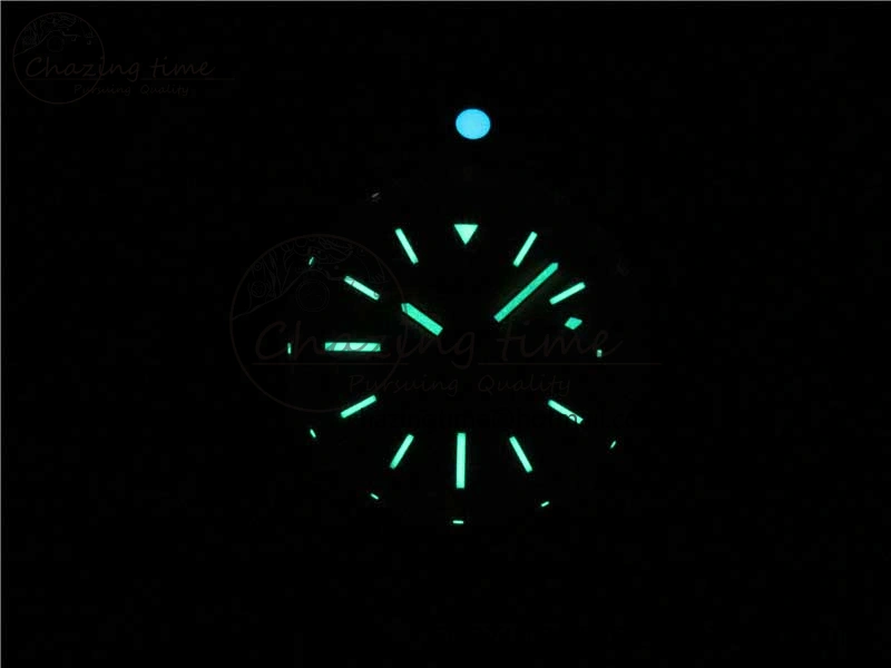 Seawolf 45mm SS B50 1:1 BestEdition SuperLumed Yellow Dial Black Sticks Markers on Black Nylon Strap A2824(SuperThick Crystal)