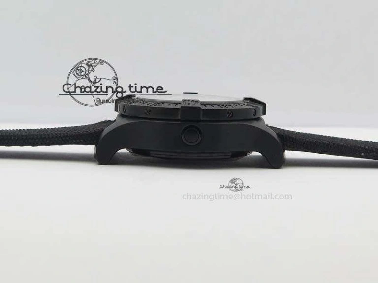 Seawolf DLC Best Edition Superlumed Black Dial On Nylon Strap A2836 (Super Thick Crystal)