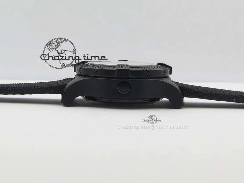 Seawolf DLC Best Edition Superlumed Black Dial On Nylon Strap A2836 (Super Thick Crystal)