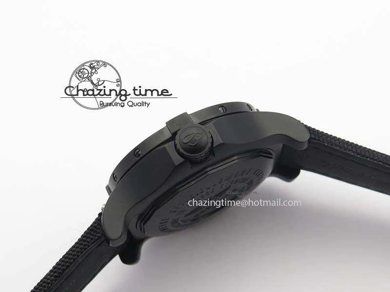 Seawolf DLC Best Edition Superlumed Black Dial On Nylon Strap A2836 (Super Thick Crystal)