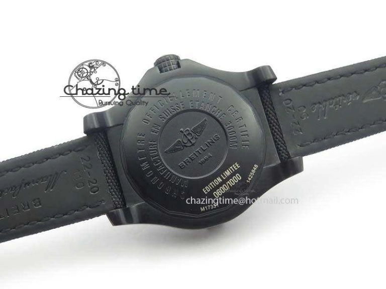Seawolf DLC Best Edition Superlumed Black Dial On Nylon Strap A2836 (Super Thick Crystal)