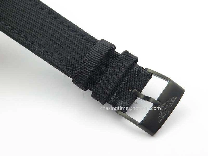 Seawolf DLC Best Edition Superlumed Black Dial On Nylon Strap A2836 (Super Thick Crystal)