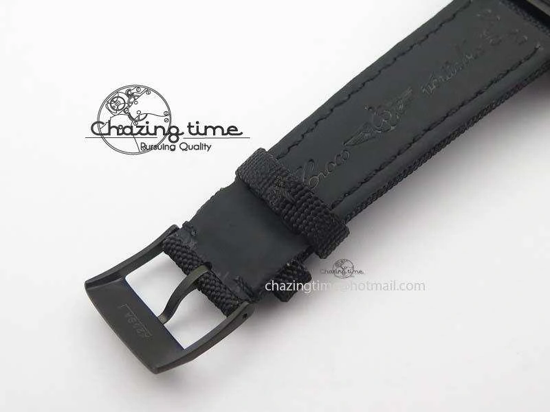 Seawolf DLC Best Edition Superlumed Black Dial On Nylon Strap A2836 (Super Thick Crystal)